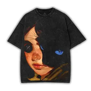 Coraline Retro Vintage Unisex casual wear Acid Washed Heavyweight Cotton Tshirt, Coraline Movie Hoodie, Swaetshirt, coraline merch, coraline stuff, trendy halloween gift