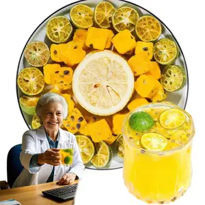 kumquat passion fruit drink tea  premium natural cold 20packets Beverage loaded tea packets Lemon