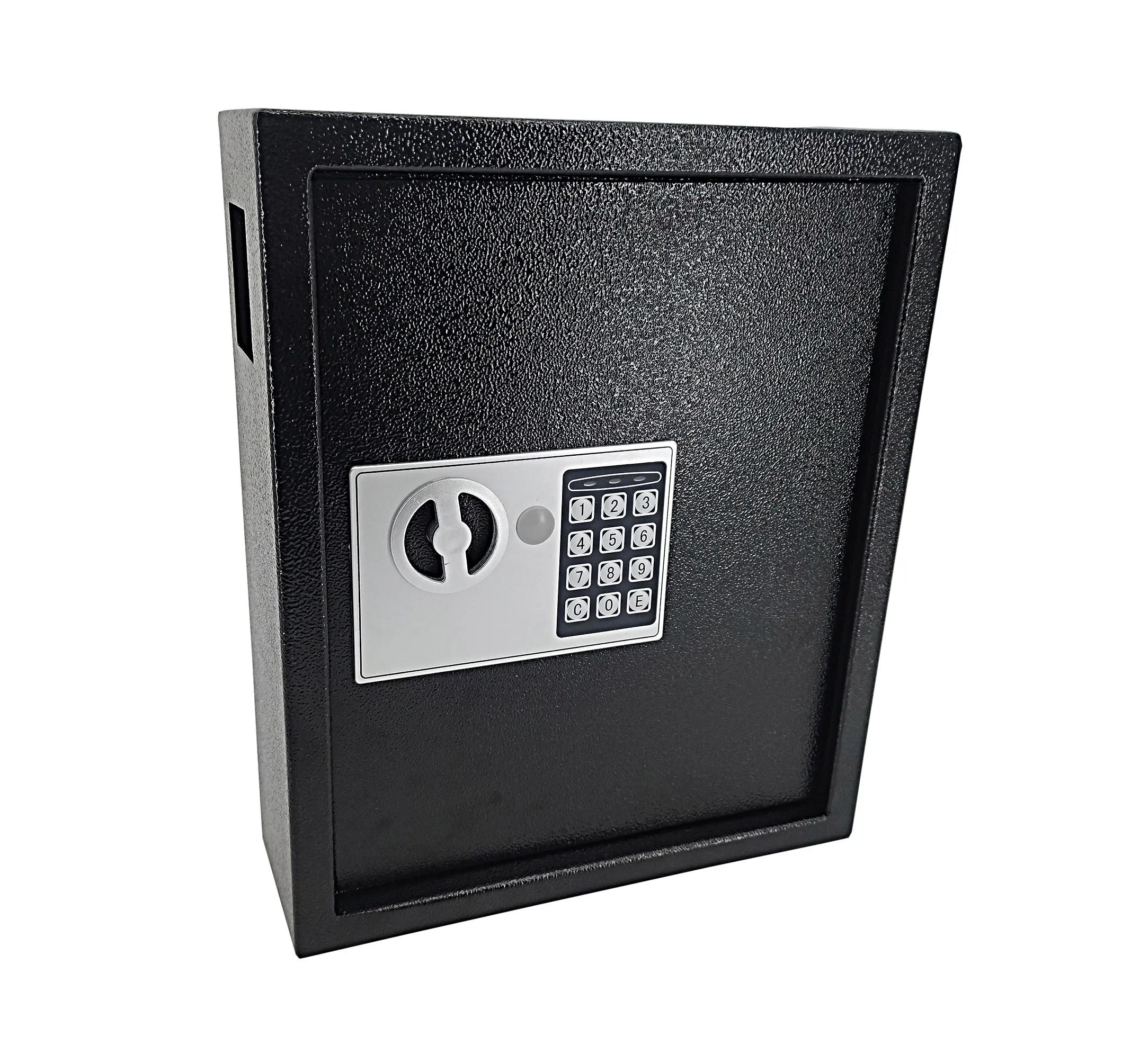 40-Key Cabinet Digital Lock Come with 40 Key Tags - Electronic Key Safe - Pin Code Keyless Storage Box for Keys - Secure Steel Lock Box - Scratch Resistant Powder Coated - Wall Anchor- Black 15318-NF