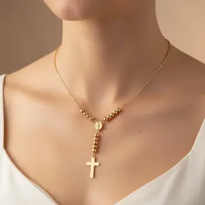 10kt Rosary Size 16 Inches Perfect for Personal Use or as a Gift High-Quality 10kt Material Ideal for Specific Dimensions