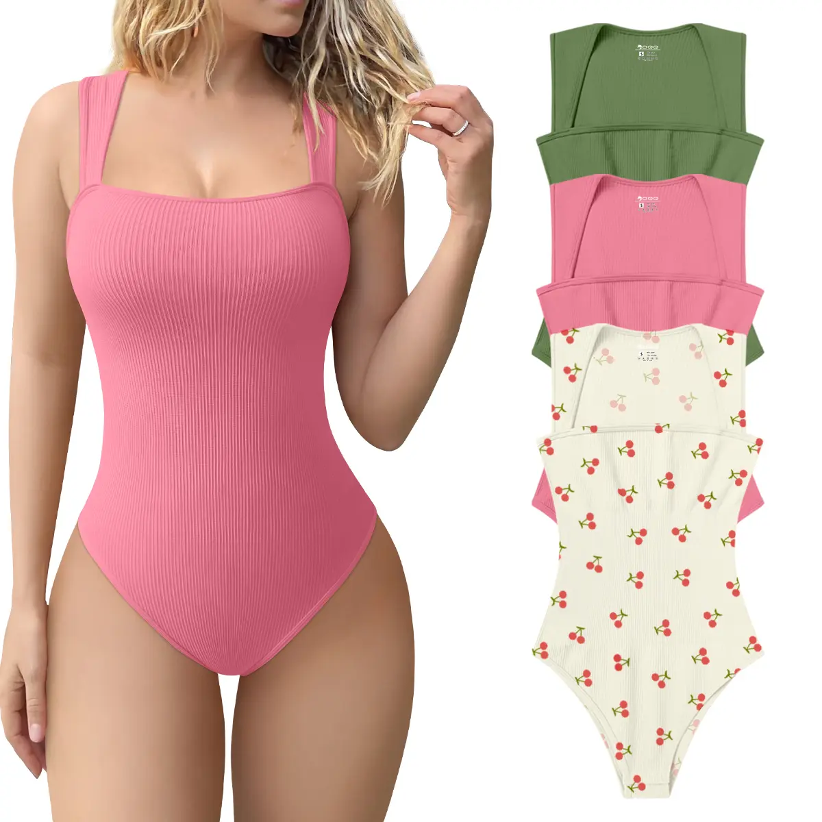 Pea-green,Peach,Cherry-beige