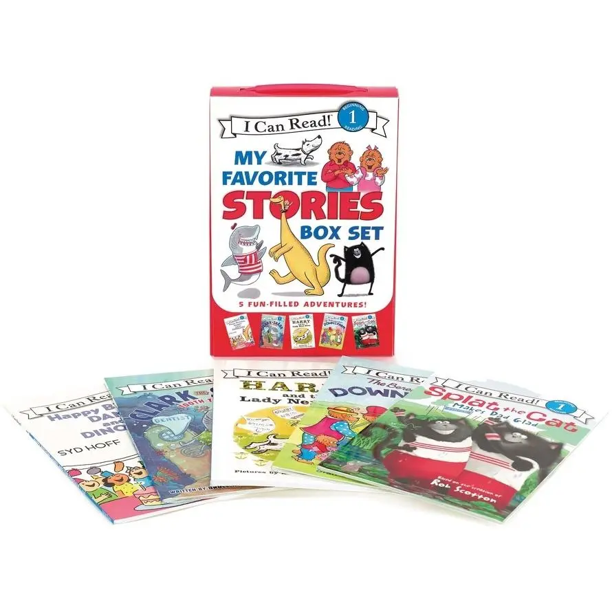 I Can Read My Favorite Stories Box Set: A Box of 5 Favorite Books for Beginning Readers (I Can Read Level 1) by Various||Various||Stan & Jan Berenstain||Ree Drummond||Bruce Hale||Syd Hoff||Rob Scotton||Stan & Jan Berenstain||Diane deGroat [Paperback Book