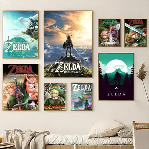 PIKPAKA Video Game Z-Zeldas Cool Poster HD Waterproof Art Poster For Home, Bar & Café Decor | Fade-Resistant, Non-Sticky, Vibrant DIY Wall Print | Perfect Decorative Poster For Office & Living Room