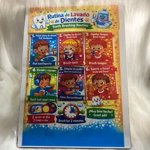Rutina de lavado de dientes para niños