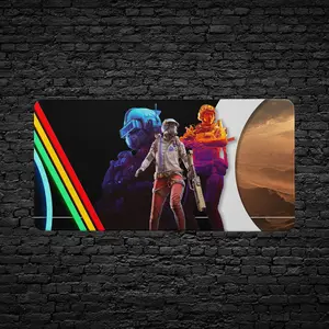 Arc Raiders PC Gaming Desk Mat – Futuristic Sci-Fi FPS Mouse Pad Extended Desk Pad for Work & Gaming Setup