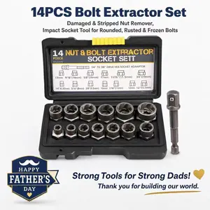 Universal Impact Bolt Remover Kit Bolt Extractor Kit Bolt Extractor Set