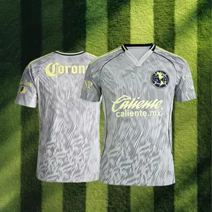 25 26 Mexico LIGA MX Club America 3rd Away Short Sleeve Soccer Jersey Fans Version Breathable