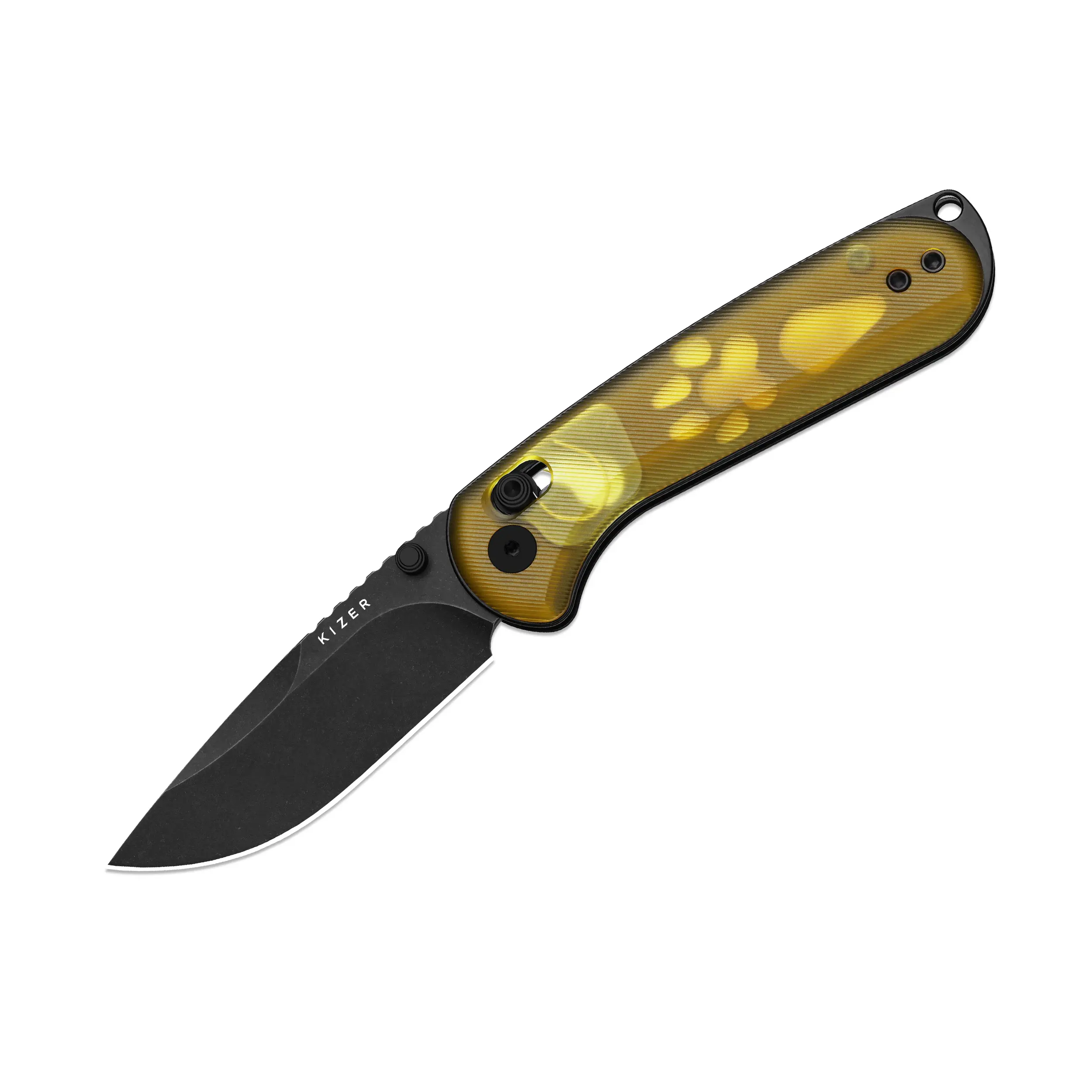 Kizer Buddy Ⅱ V3790A1 PEI Handle AEB-L Steel, Camping EDC Tool