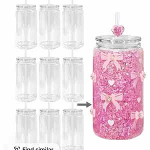 16 oz snow globe tumbler, create this in live. Drinkware