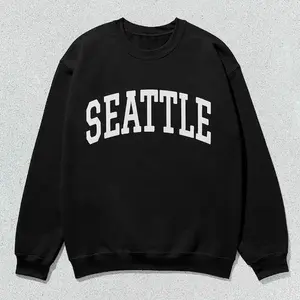Seattle Sweatshirt Collegiate Crewneck Sweater Unisex