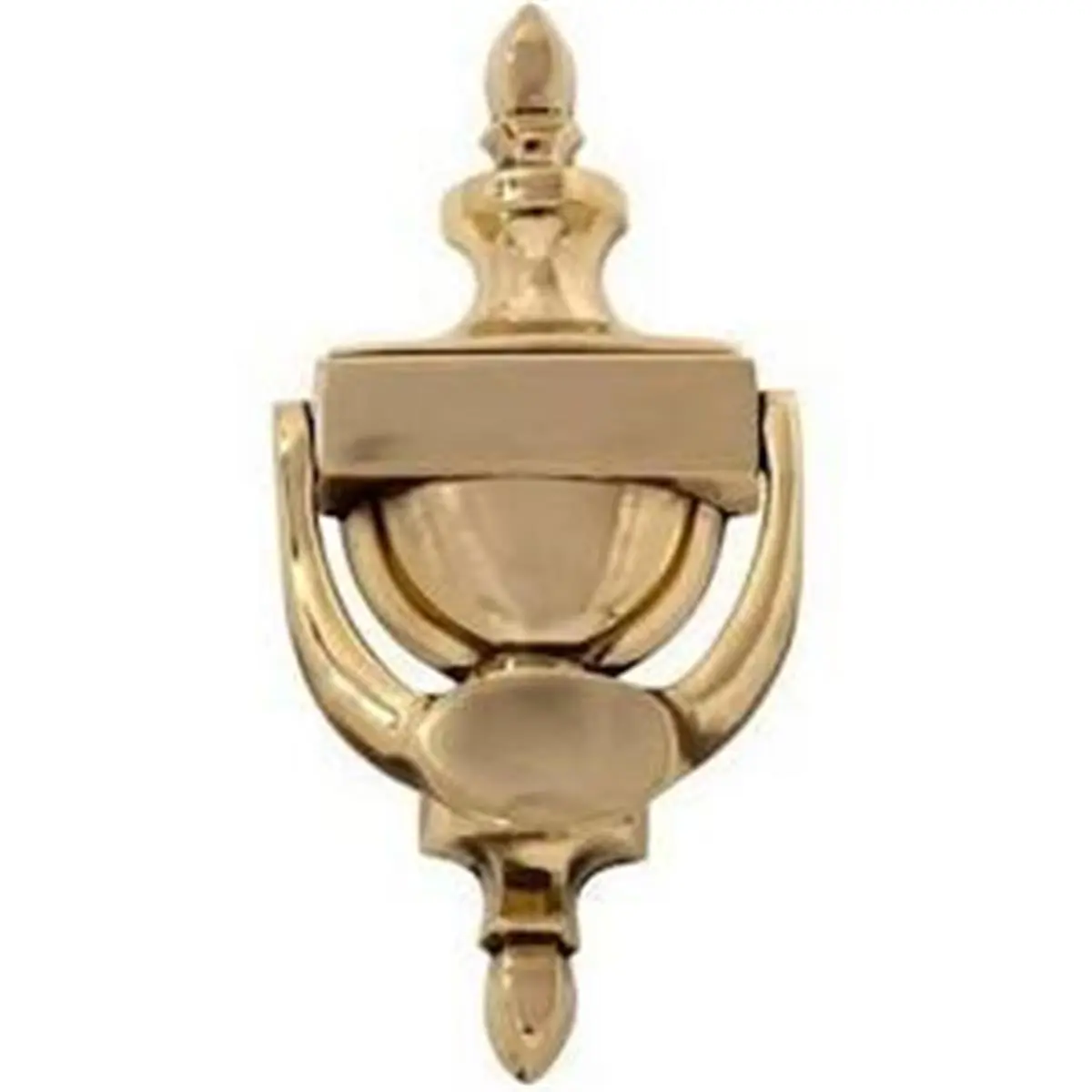 212 MAIN Satin Nickel Camden Door Knob - 7.56 in. Simplistic Structure Door Hardware, Brass Accents, Engravable Flat Surface Area, Handle