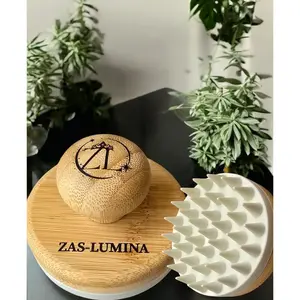 ZAS-LUMINA Hair & Scalp Therapy Brush Boost growth, relieve itchiness, and gently exfoliate your scalp. Perfect for spreading oils, improving blood flow, and strengthening hair from root to tip. Also ideal for hair wash days—makes shampooing effortless.