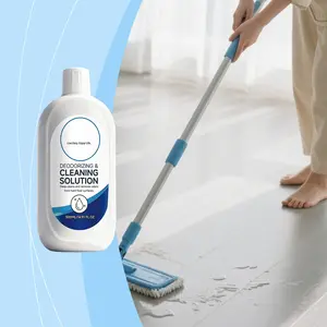 Floor Odor Cleaning Liquid (500ML), Home Use Wood Floor Tile Effective Stain Removal, Daily Gentle Clean Care Solution, Odor Elimination