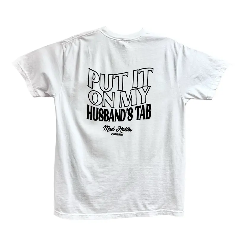 Husbands Tab T-Shirt - Casual Top for Men, Available in Multiple Colors, Ideal for Everyday Wear - Womenswear, Tops
