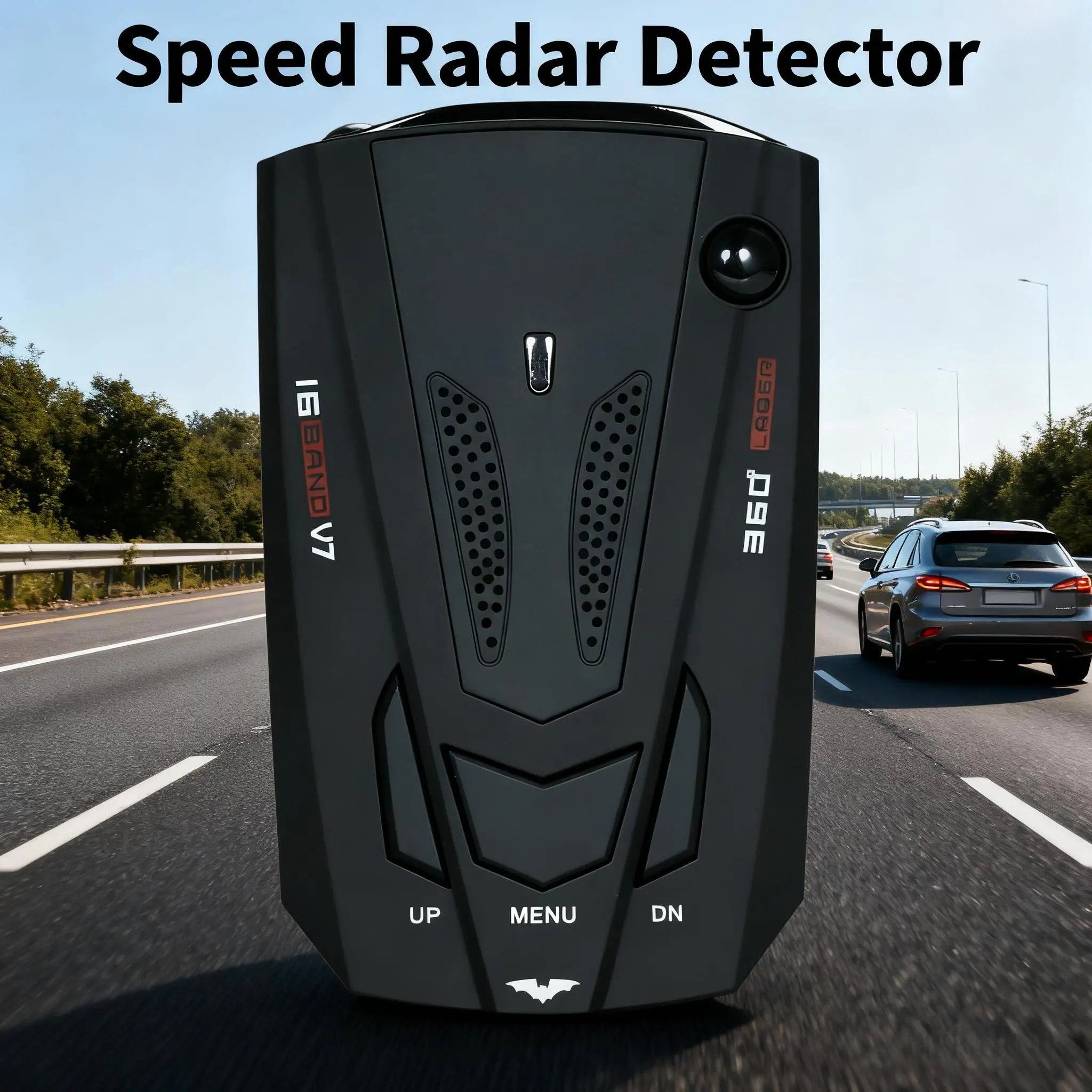 Universal Vehicle GPS Speedometer Digital Odometer, Plug & Play Easy Setup Sturdy HUD Display, No Radar No Monitoring Feature, KMH/MPH Switchable, Car Truck SUV Accessory for Long Highway Travel
