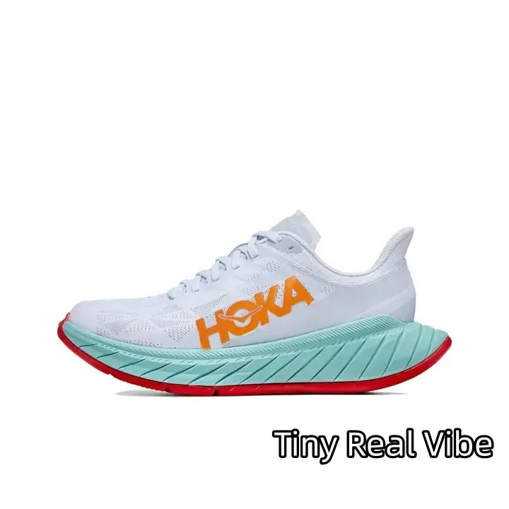 Fresh Contrast Color Racing Footwear | Hollow Breathable Perforated Mesh Top | Low Drop Propulsion Focus Midsole | Fits Urban Sprint Training & Long Distance Road Trekking | Delivers Stable Grip On Wet Pavement Surfaces