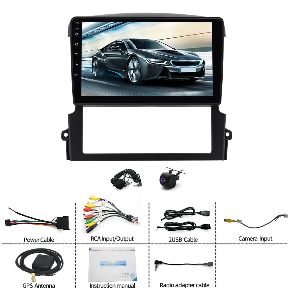 Car Radio Stereo Compatible for K-ia Sorento 2004-2008 FM/RDS Android 15 WiFi Bluetooth 2 DIN GPS Navi Head Unit SWC 9 Inch DAB+ Car Player with Carplay and Android Auto 2GB+64GB Car Radio Stereo Compatible for K-ia Sorento 2004-2008 FM/RDS Android 15 WiFi Bluetooth 2 DIN GPS Navi Head Unit SWC 9 Inch DAB+ Car Player with Carplay and Android Auto 2GB+64GB