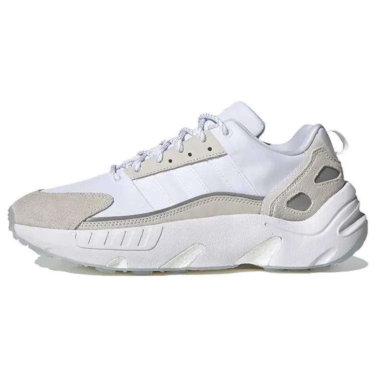 Adidas Zx 22 Boost White Reflective' Versatile Cushioned Durable Low Top Running Shoes Unisex HQ8677