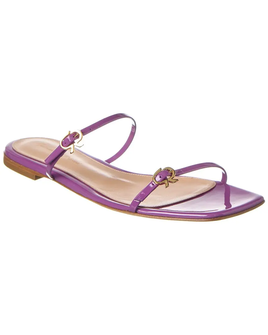 Gianvito Rossi Ribbon Cruise Patent Sandal Gianvito Rossi Ribbon Cruise Patent Sandal
