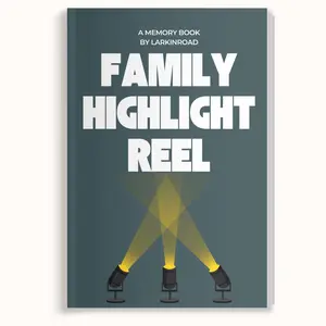 Family Highlight Reel A Memory Book By LARKINROAD - Family Scrapbook Memory Gift Book Family Christmas Gifts Top Christmas Gifts 2025 New Parent Gift New Grandparent Gift