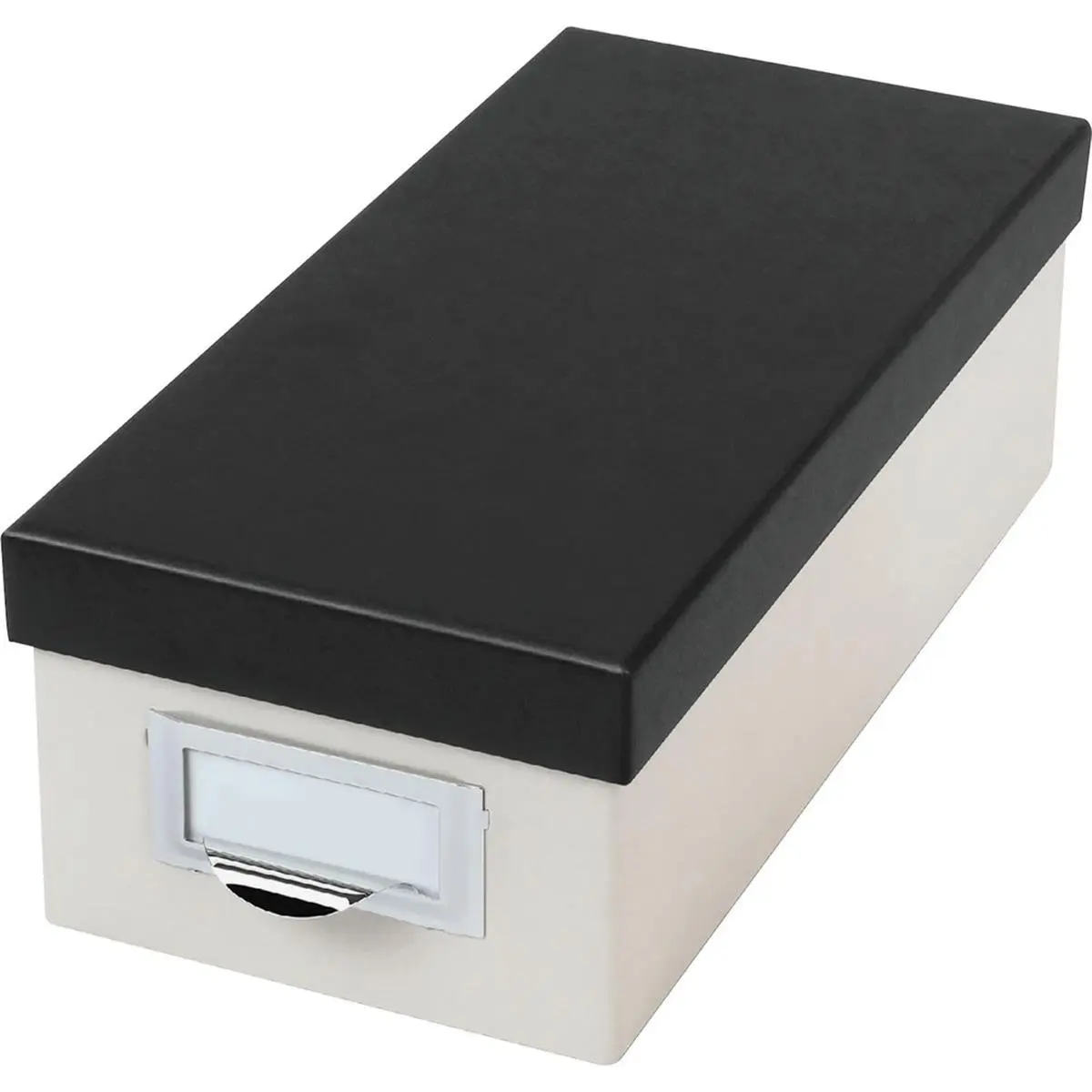 TOPS Products Adjustable Metal Oxford Index Card Organiser, TOP406350 3x5 in. Home Storage Box