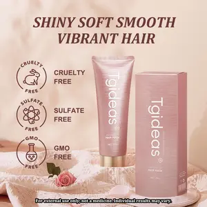 [mothersdaygift] Tgideas Hydrolyzed Keratin Hair Mask - Deep Repair Conditioning Smooth Shine - Hair Mask Conditioner Conditioning for Al