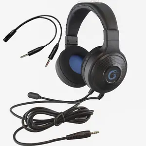 Game Headset for Ps4 PC Xbox One Ps5, Noise-Canceling Over-Ear with Adjustable Mic, Bass Surround Sound, Soft Memory Foam Ear Cups