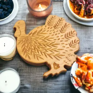 Turkey Hardwood Trivet Décor