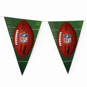 NFL Drive Pennant Banner - 12-Foot Football Party Decoration
