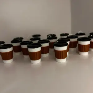 Coffee Keychain - Miniature Coffee Cup Design, Perfect for Gift or style your keys for those coffee lovers