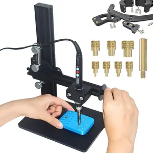 Vertical Heat Pressing Machine,Heat Set Insert Tool,Brass Inserts  Printing,Heat Set Insert tip for Thread Knurled Nut M2/M3/M4/M5/M6(1/4)/M8