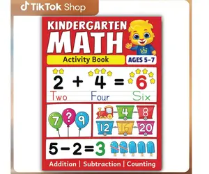 Kindergarten Math Activity Book: Addition, Subtraction, Learn to Count, Number Tracing, Money, Time, Word Problems & More | Kids Learning Activity ... Math Workbook for Kids Ages 5 to 7
