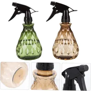 2 Pcs Spray Bottles, 500 ml/17 oz Empty Water Spray Bottles, Plastic Reusable Adjustable Mist Sprayer Squirt Bottles Containers Refillable for Cleaning Solutions, Gardening, Plants,Automotive & Motorcycle