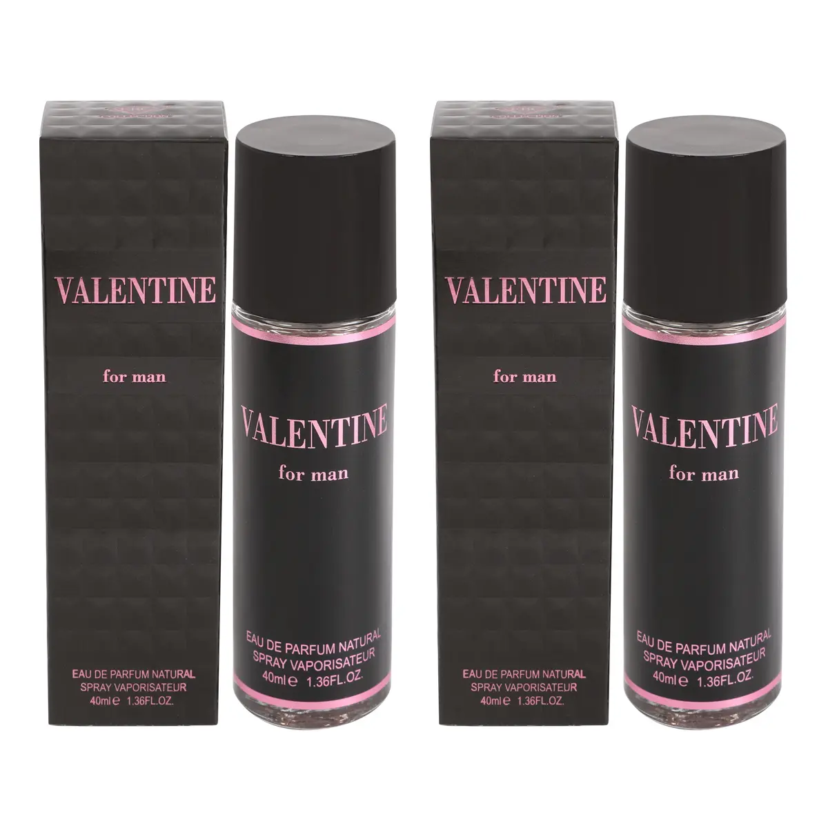 Bundle of 2 Travel Size for Man Eau de Parfum 40ml 1.3fl.oz. Perfume for Men Bundle of 2 Travel Size for Man Eau de Parfum 40ml 1.3fl.oz. Perfume for Men