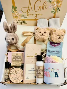 New Mom and New Baby Spa Gift Box, Self Care Package for Her, New Parents Gift Basket, New Mom Gift Basket, Congrats New Mom Gift