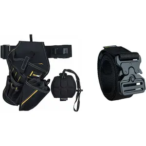 Holster Holster Combo with Wristband,Tool Belt Holder with Bit,Quick Release Tool Belt 1.5 Inch Web Work Tool Belt with Duty