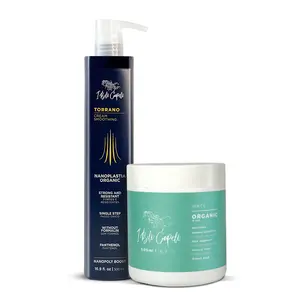 I BELLI CAPELLI Organic Nanoplasty 500ml/16.90 fl.oz & Venice Organic Treatment B-Tox Repair Mask 500g/17.60 oz - Intensive Haircare with Argan Oil
