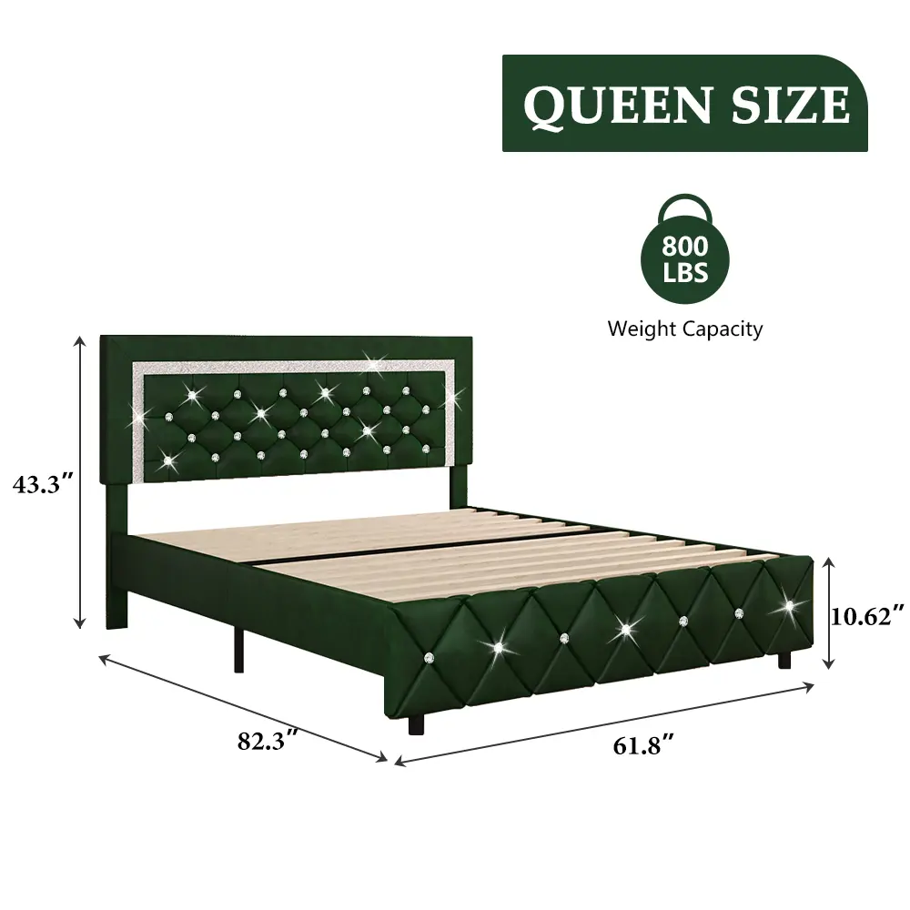 Queen Size Green