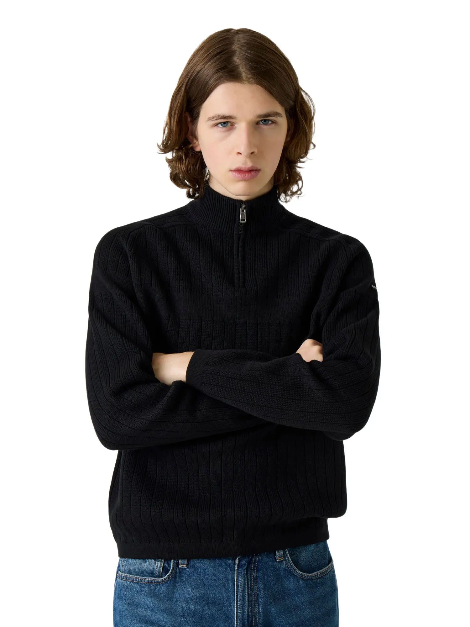 GUESS Jeans Male Half-Zip Sweater