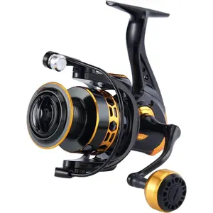 Dolphin Advance Edition Spinning Reel,5.2:1Gear Ratio,22LBS,5+1BB,Backlash Free Bearing,Sealed Drag System,Saltwater,Freshwater Fishing Reels