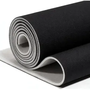 Suede Auto Headliner Fabric 98" L x 60" W with  Backing - Black Synthetic Suede Headliner Material for , , SUV & RV Roof , Tube Packaging