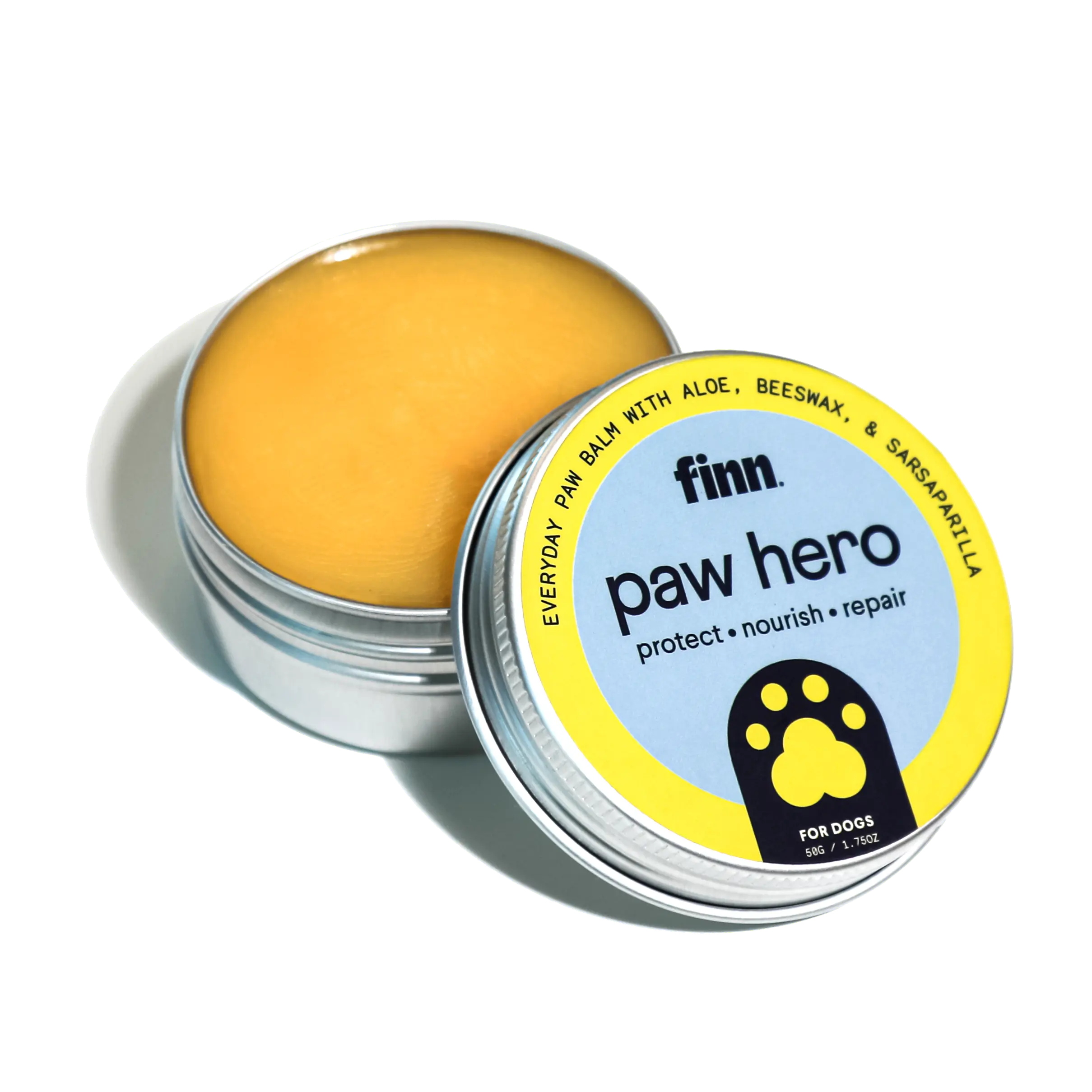 FINN Paw Hero - Natural Revitalizing Dog Paw Balm – Protect, Nourish & Repair from Wear, Damage & Dryness =
