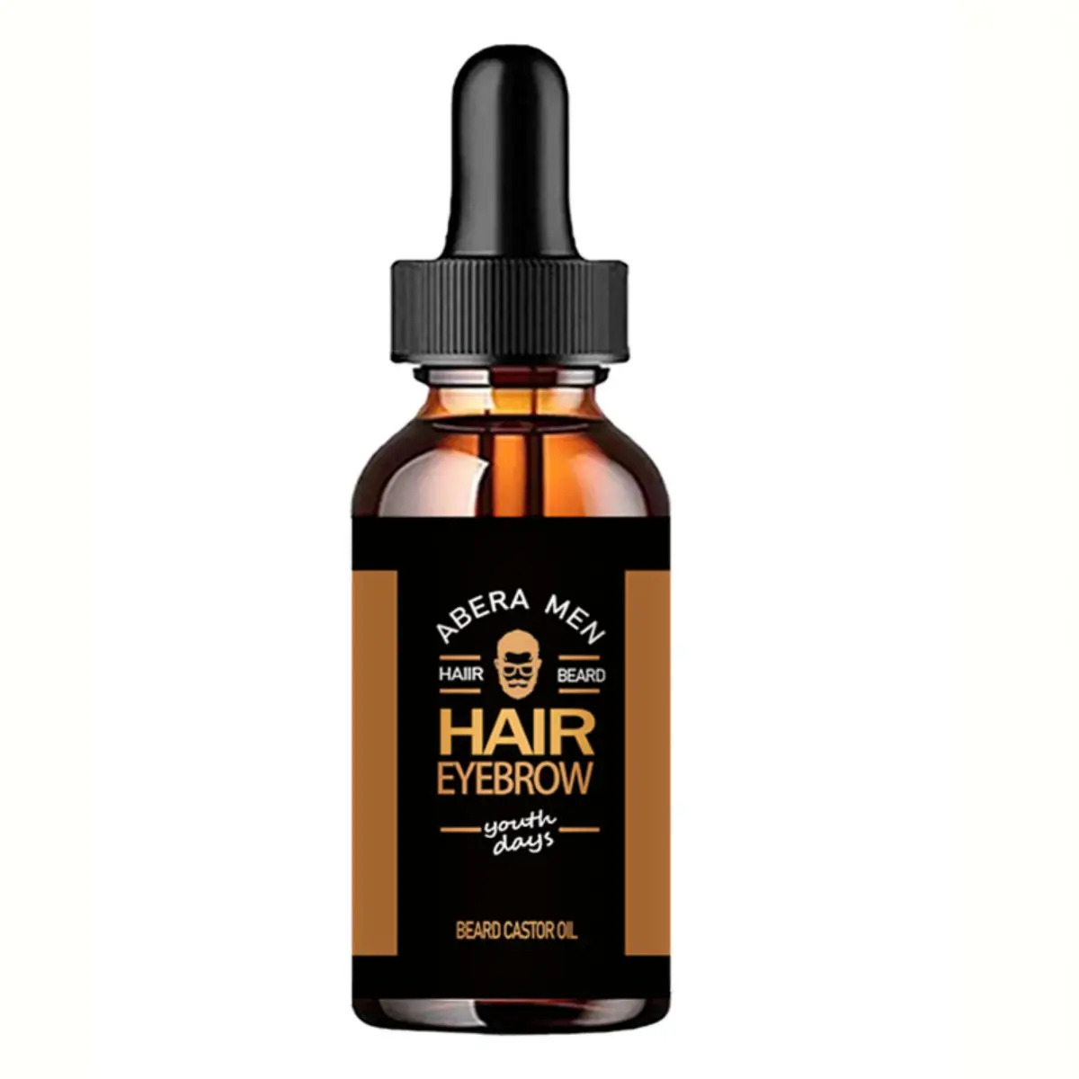 Men's Beard Serum with Hyaluronic Acid—anti-frizz, leaves the beard smooth and easy to comb; suitable for daily care.