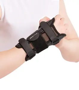 SNUG360 Universal Wrist Brace for Healthcare Hand Pain Relief - Adjustable Aluminum Splint, Breathable Nylon, Unisex Support for Carpal Tunnel, Tendonitis (Day & Night Use)