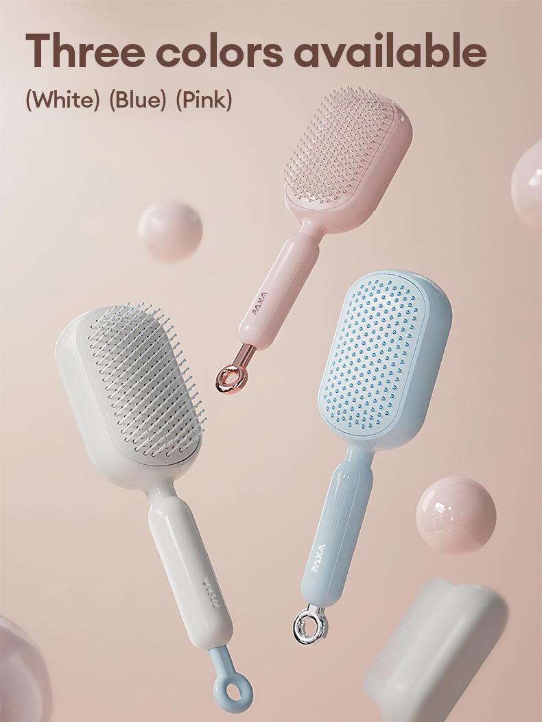 PAXA Air Cushion Massage Comb Hollow Massage Comb Cylinder Styling Curl Comb - Daily Care and Detangling, Massage for Scalp, Heat Resistant Companion for Hair Blowing and Styling