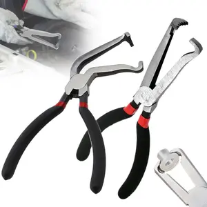 Electrical Disconnect Pliers Set, Electrical Connector Multi Function Pliers for Cars, Fuel Line Petrol Clip Pipe Pliers, Automotive Hose Disconnect Tools for Push Tab Plugs, Multipurpose Plier Set, Slip Joint Pliers