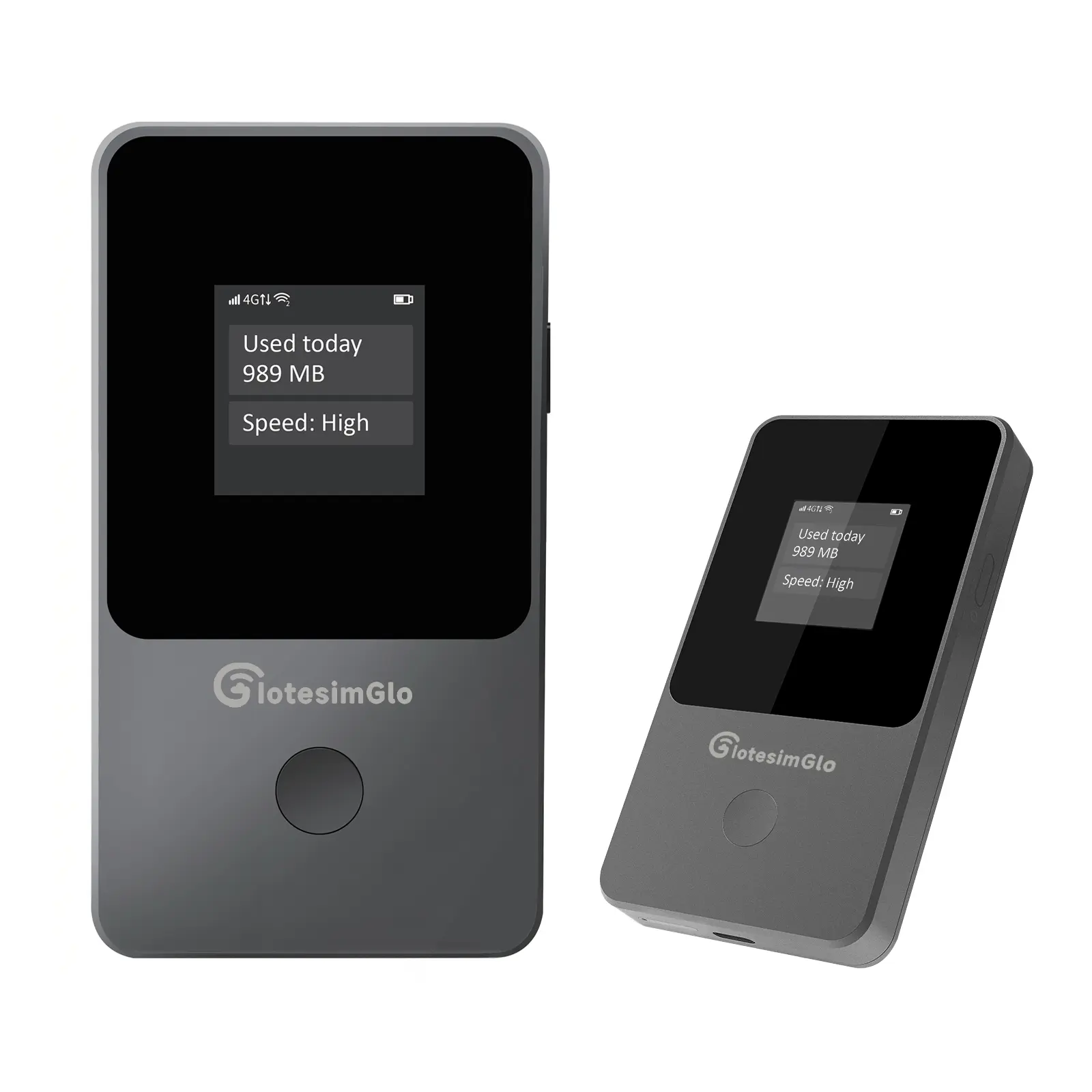 IotesimGlo Portable WiFi Hotspot | 15GB Data Included | No SIM Card | 4G LTE Travel Router USA | Global WiFi Device | Pocket WiFi for Travel Airport Hotel Car | No Roaming Fees | Connect 8 Devices