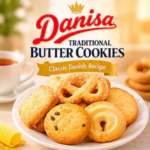 Classic Baked Gourmet Cookies - Rich, Crunchy, Melt-in-Your-Mouth Biscuit Snack Food