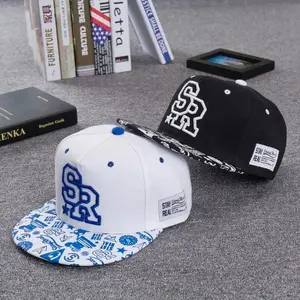 2026 NEW fashion embroidery letter SR baseball cap hip hop hat men and women outdoor sports and leisure flat shade snapback cap