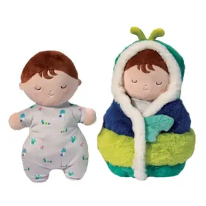 Douglas Cuddle - Baby Caterpillar Hug - 6066 - Dimensions 12 × 7.5 × 5 in